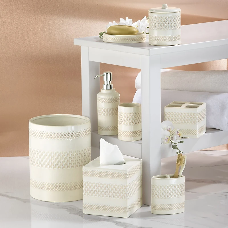 Nicole Miller Lyra Tissue Box Cover