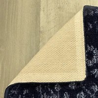Maples Mono Navy Indoor Rectangular Runner