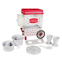 Nostalgia SCM550COKE Coca-Cola Snow Cone Maker & Shaved Ice Storage