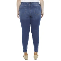 a.n.a. Plus Womens High Rise Skinny Jeggings