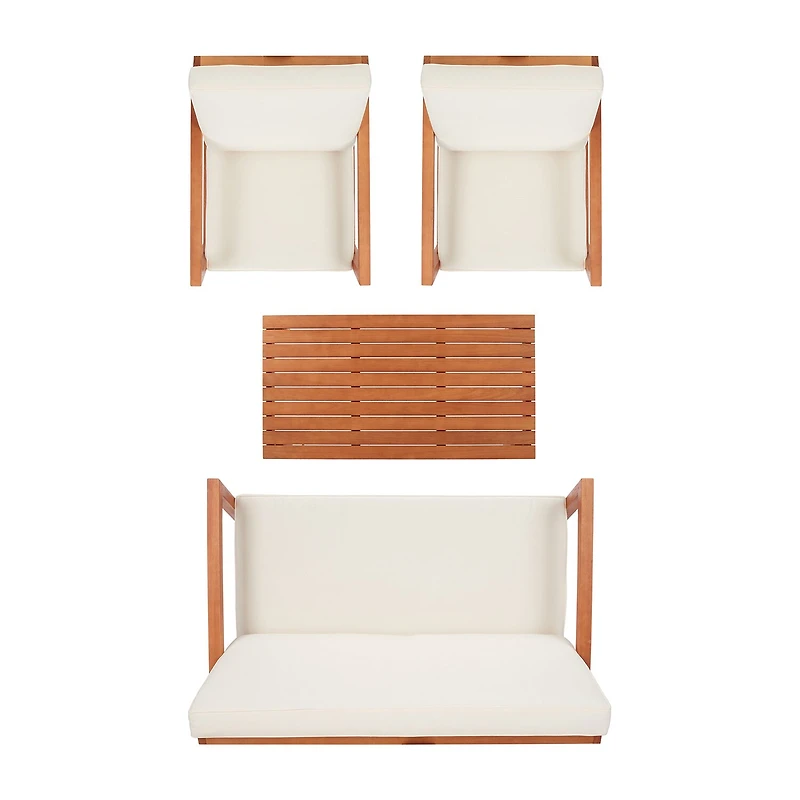 Safavieh Larence Patio Collection 4-pc. Conversation Set