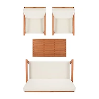 Safavieh Larence Patio Collection 4-pc. Conversation Set
