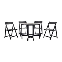 Safavieh Kerman Patio Collection 5-pc. Weather Resistant Hexagon Dining Set