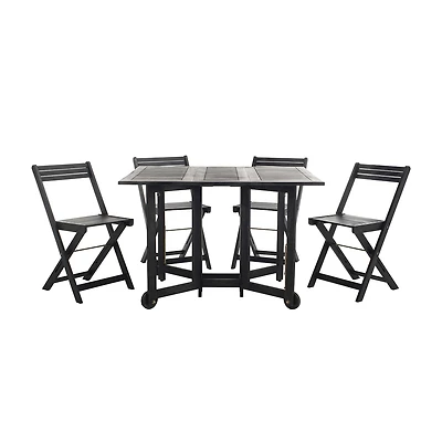 Safavieh Arvin Patio Collection 5-pc. Weather Resistant Square Dining Set