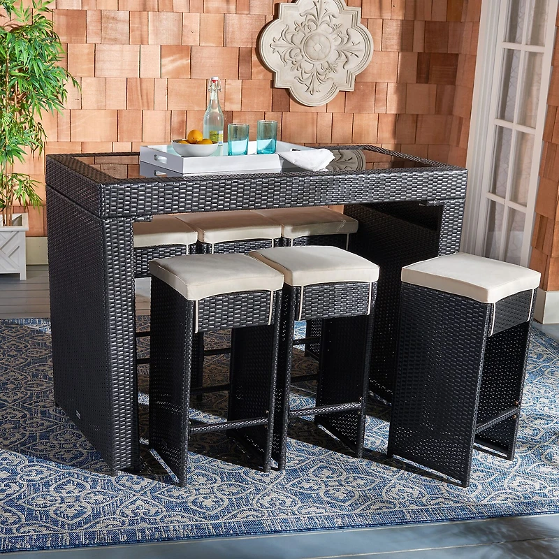 Safavieh Horus Patio Collection 7-pc. Weather Resistant Rectangular Dining Set