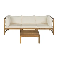 Safavieh Lynwood Patio Collection 4-pc. Conversation Set Weather Resistant