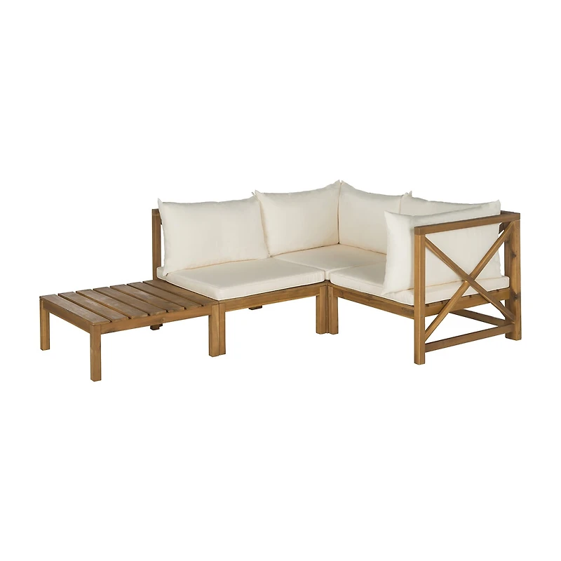 Safavieh Lynwood Patio Collection 4-pc. Conversation Set Weather Resistant