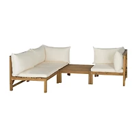 Safavieh Lynwood Patio Collection 4-pc. Conversation Set Weather Resistant