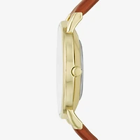 Geneva Womens Brown 4-pc. Watch Boxed Set Fmdjset702