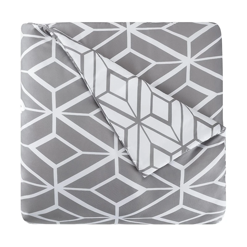Home Expressions Ayden Geometric Reversible Complete Bedding Set with Sheets