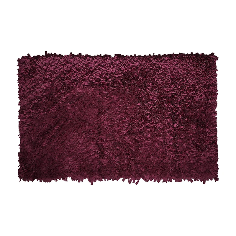 Home Weavers Inc Bella Premium Jersey Shaggy Bath Rug