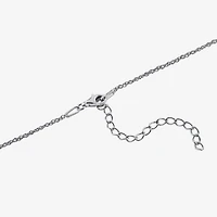 Tree Of Life Womens White Mother Of Pearl Sterling Silver Round 16 Inch Pendant Necklace