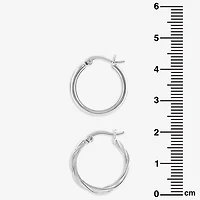 Silver Reflections Womens 2 Pair Earring Set