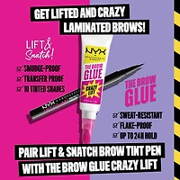 NYX Professional Makeup The Brow Glue Crazy Lift