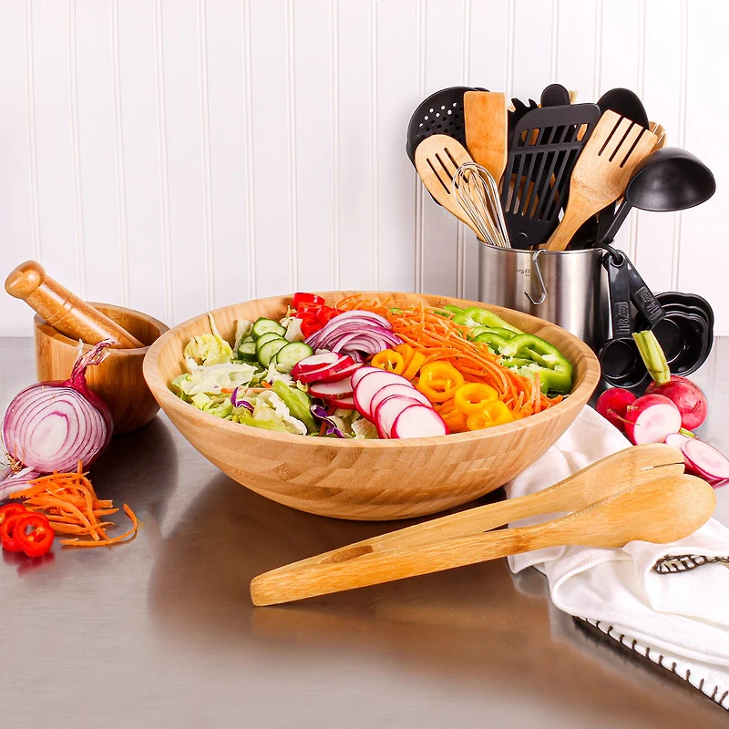 BergHOFF Studio 29pc Nylon And Bamboo Kitchen Utensil Set