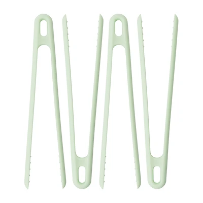 BergHOFF Berghoff Leo 11" Nylon Grill Tongs, Set Of 4, Mint Grill Tongs