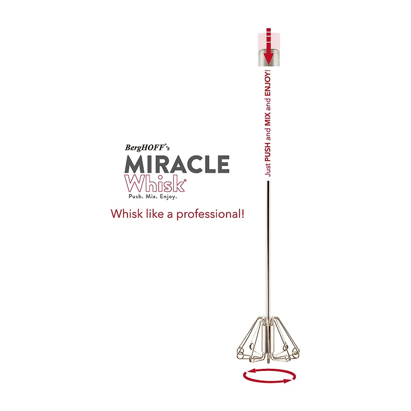 BergHOFF Essentials 18/10 Stainless Steel Miracle 14" Whisk