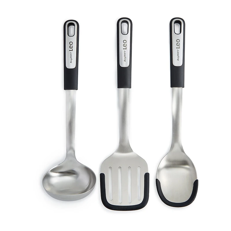 BergHOFF Leo Graphite Stainless Steel 3-pc. Kitchen Utensil Set