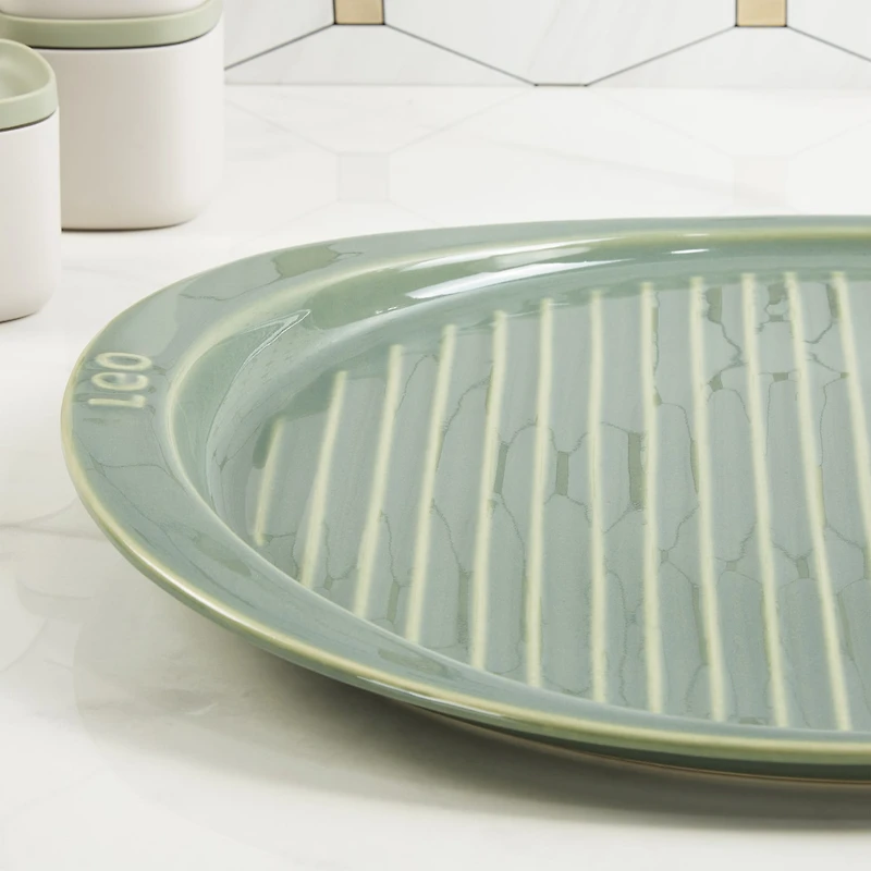 BergHOFF Balance Stone Ribbed Pizza Pan