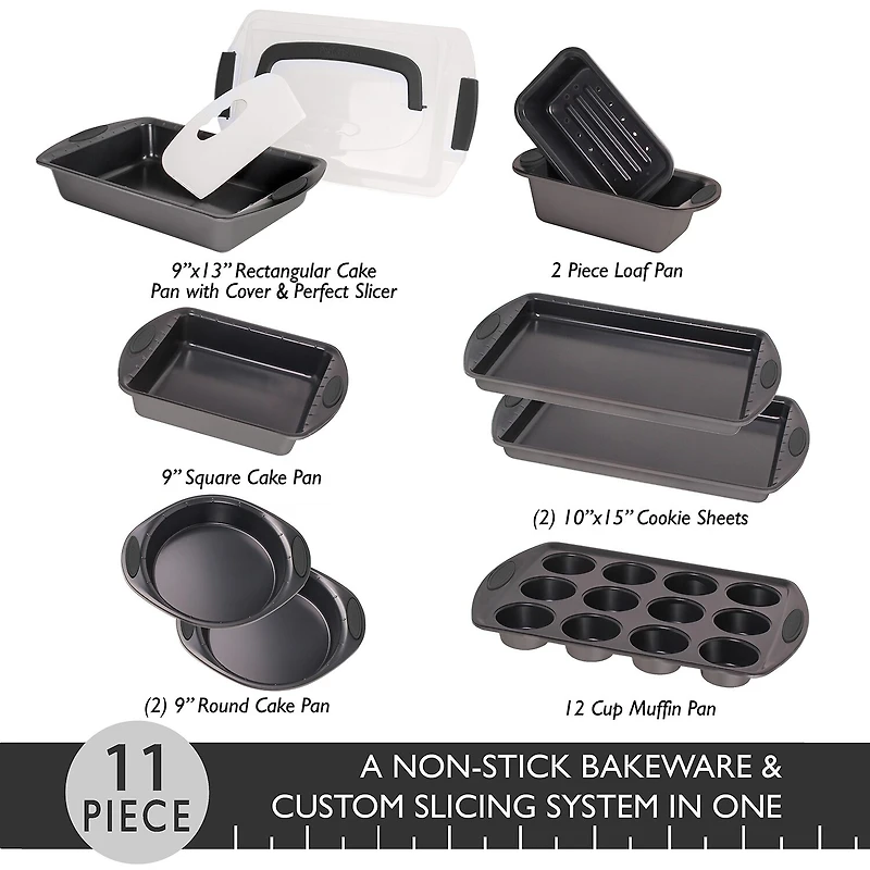 BergHOFF Perfect Slice Non-Stick 11-pc. Bakeware Set
