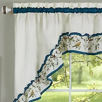 Lovebirds 3-pc. Rod Pocket Kitchen Curtains & Drapes Window Set