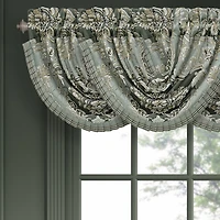 Queen Street Adelina Rod Pocket Waterfall Valance