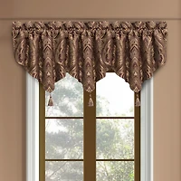 Five Queens Court Octavia Rod Pocket Ascot Valance