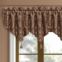 Five Queens Court Octavia Rod Pocket Ascot Valance