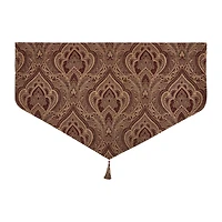 Five Queens Court Octavia Rod Pocket Ascot Valance