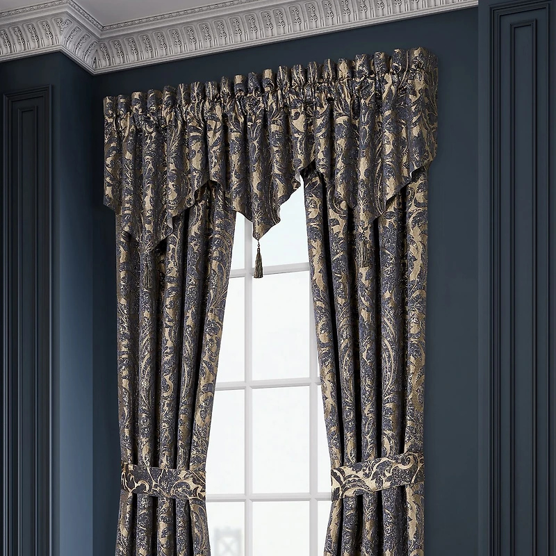 Queen Street Gildstone Rod Pocket Ascot Valance