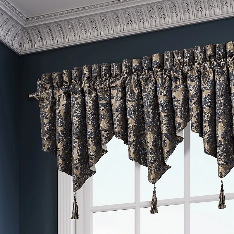 Queen Street Gildstone Rod Pocket Ascot Valance
