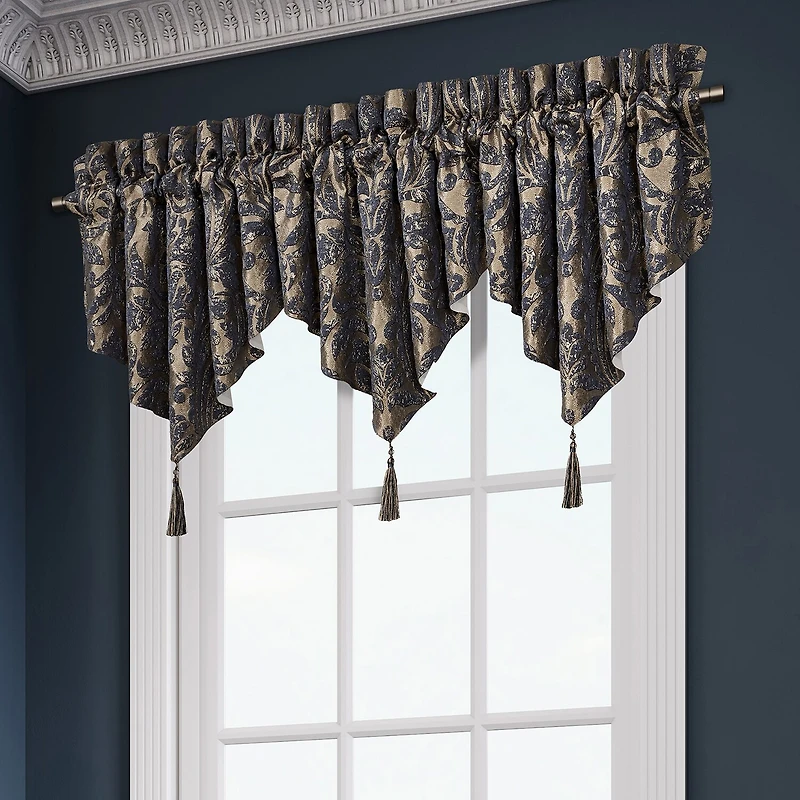 Queen Street Gildstone Rod Pocket Ascot Valance