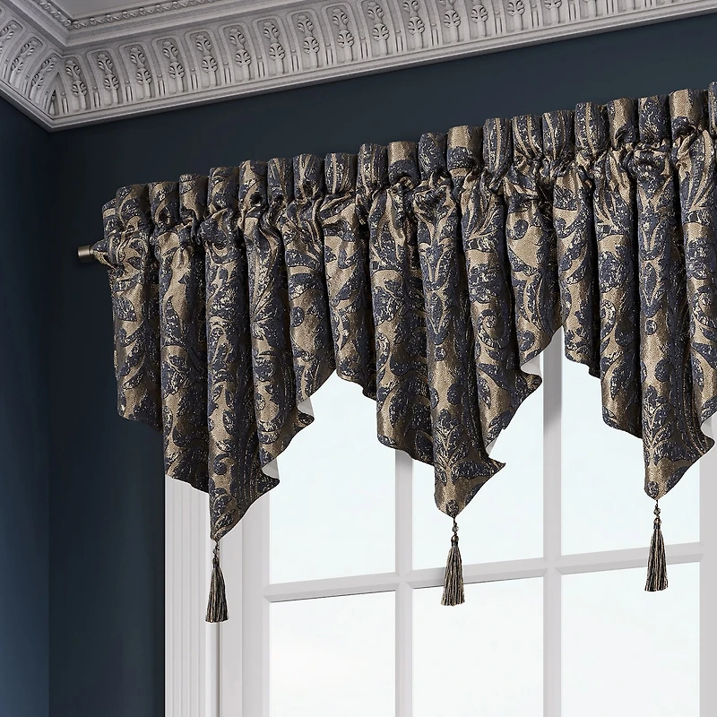 Queen Street Gildstone Rod Pocket Ascot Valance