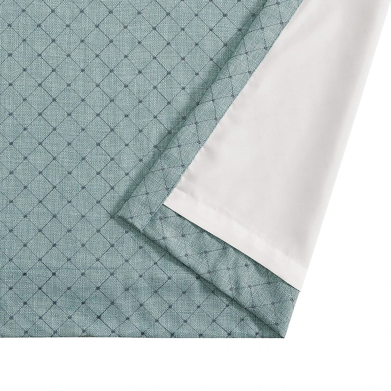 Queen Street Brookside Rod Pocket Room Darkening Set of 2 Curtain Panel