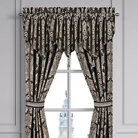 Five Queens Court Hawthorne Rod Pocket Ascot Valance