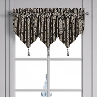Five Queens Court Hawthorne Rod Pocket Ascot Valance