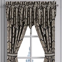 Five Queens Court Hawthorne Rod Pocket Ascot Valance