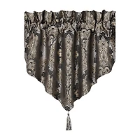 Five Queens Court Hawthorne Rod Pocket Ascot Valance
