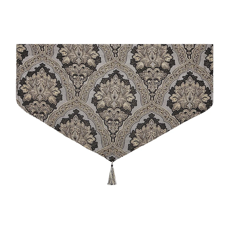 Five Queens Court Hawthorne Rod Pocket Ascot Valance