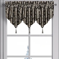 Five Queens Court Hawthorne Rod Pocket Ascot Valance