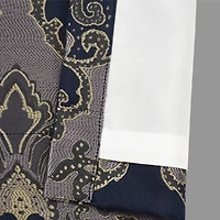 Five Queens Court Briarwood Rod Pocket Room Darkening Set of 2 Curtain Panel