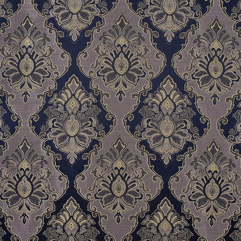 Five Queens Court Briarwood Rod Pocket Room Darkening Set of 2 Curtain Panel