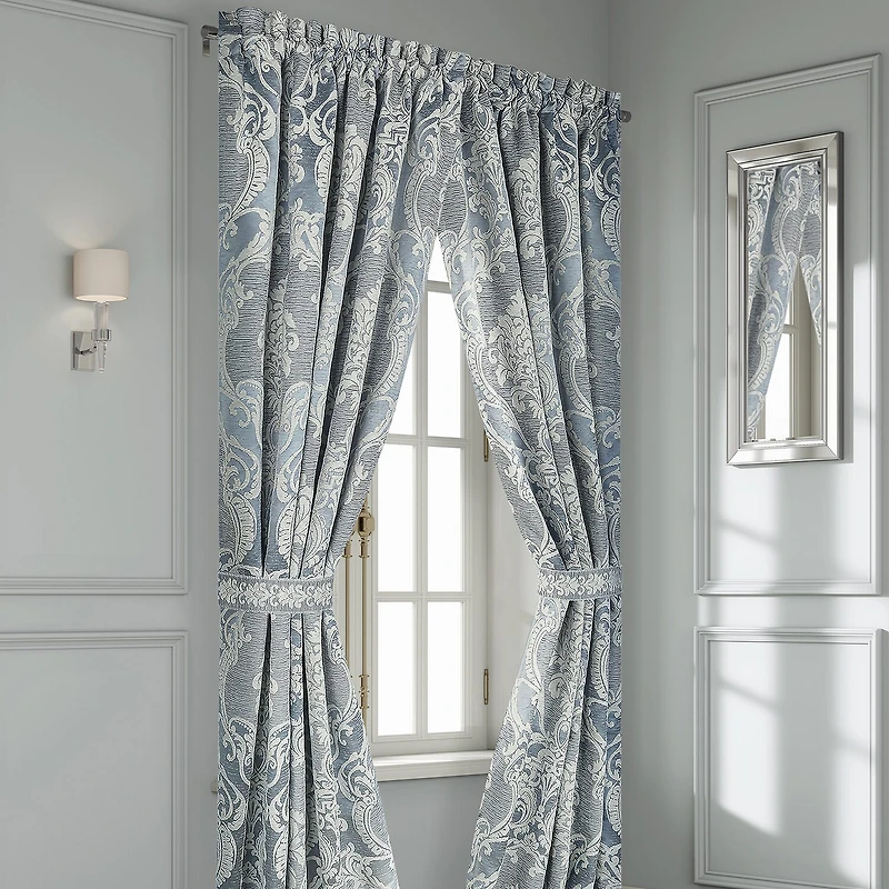 Queen Street Quincy Rod Pocket Room Darkening Set of 2 Curtain Panel
