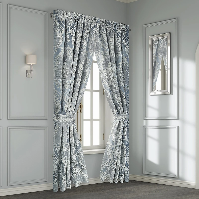 Queen Street Quincy Rod Pocket Room Darkening Set of 2 Curtain Panel