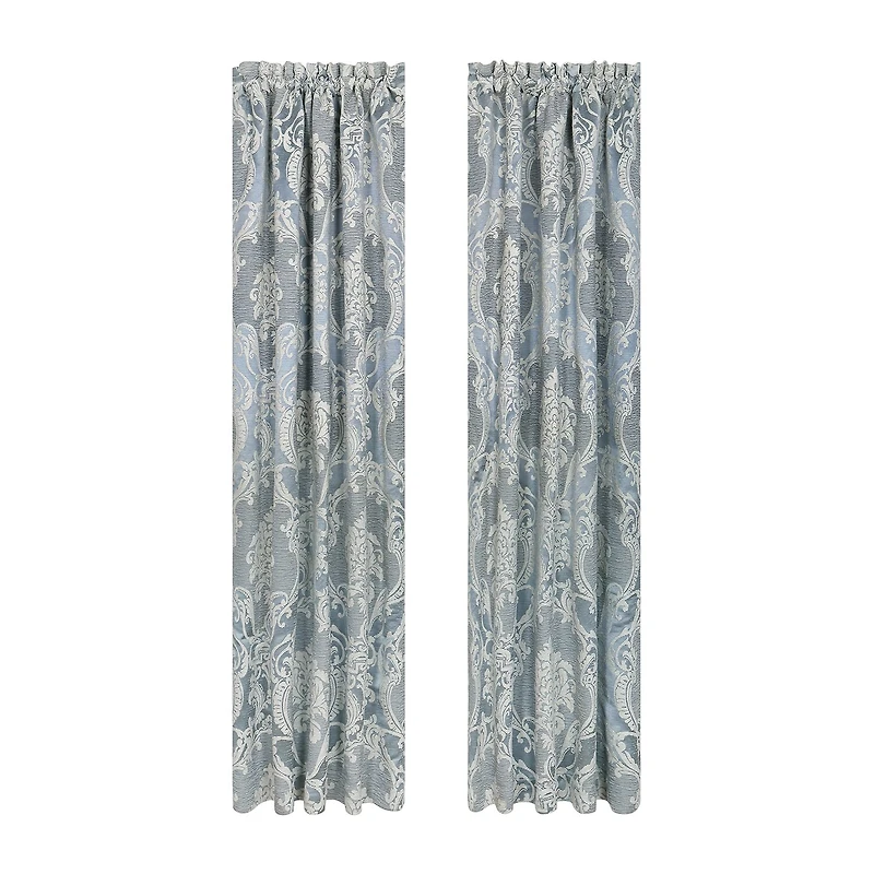 Queen Street Quincy Rod Pocket Room Darkening Set of 2 Curtain Panel
