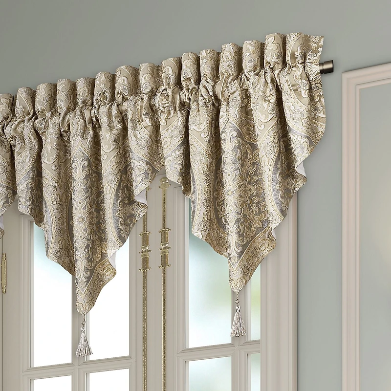 Queen Street Rinaldi Rod Pocket Ascot Valance