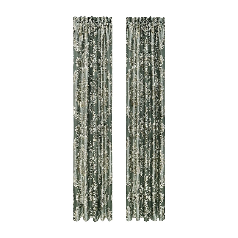 Queen Street Adelina Rod Pocket Room Darkening Set of 2 Curtain Panel