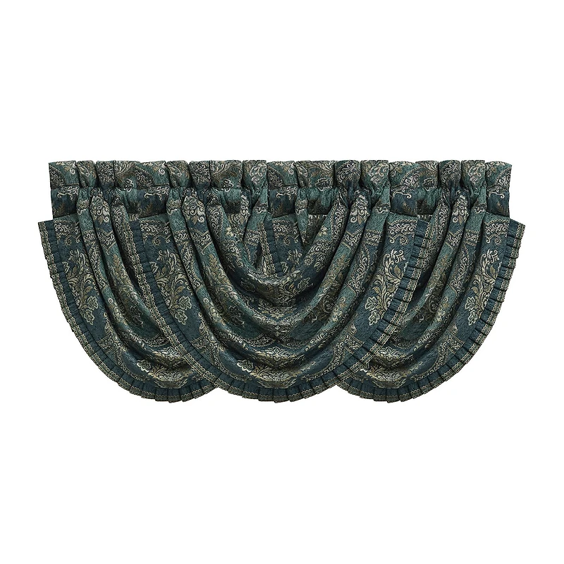 Queen Street Nadine Rod Pocket Waterfall Valance