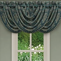 Queen Street Nadine Rod Pocket Waterfall Valance