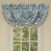 Five Queens Court Marietta Rod Pocket Waterfall Valance
